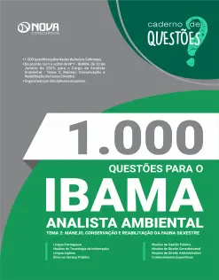 Livro 1.000 Questões Gabaritadas para o IBAMA - Analista Ambiental - Tema 2: Manejo, Conservação e Reabilitação da Fauna Silvestre