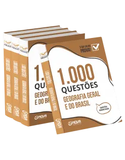 Livro 1.000 Questões Gabaritadas Geografia Geral e do Brasil