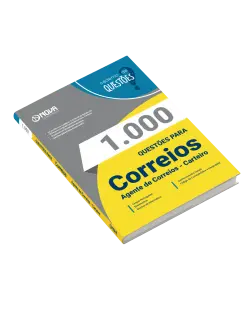 Livro 1.000 Questões Gabaritadas Correios - Agente de Correios - Carteiro