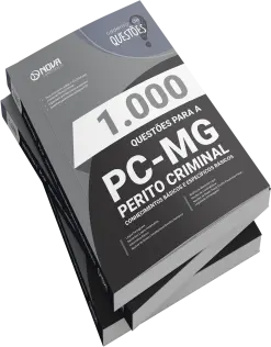 Livro 1.000 Questões Gabaritadas Polícia Civil - MG - Perito Criminal - Conhecimentos Básicos e Específicos Básicos