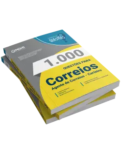 Livro 1.000 Questões Gabaritadas Correios - Agente de Correios - Carteiro