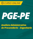 Pacote Completo PGE-PE - Analista Administrativo de Procuradoria - Engenharia