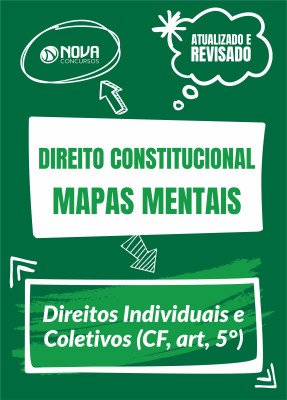 Mapas Mentais Direito Constitucional - Direitos Fundamentais: Individuais, Coletivos, Sociais e Políticos (PDF)