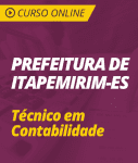 Curso Online Prefeitura de Itapemirim - ES  - Técnico em Contabilidade