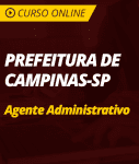 Curso Prefeitura de Campinas - SP - Agente Administrativo