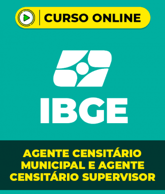 Kit Aprovação IBGE  - Agente Censitário Municipal e Supervisor (ACM e ACS)