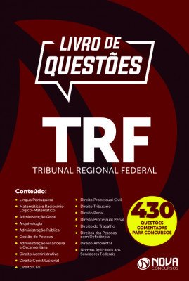 E-book de Questões TRF - Tribunal Regional Federal