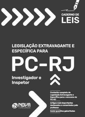 Caderno de Leis PC-RJ - Investigador e Inspetor