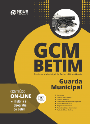 Apostila Prefeitura de Betim em PDF - Guarda Municipal - GCM
