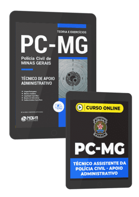Combo Digital PC-MG - Técnico Assistente da Polícia Civil - Apoio Administrativo