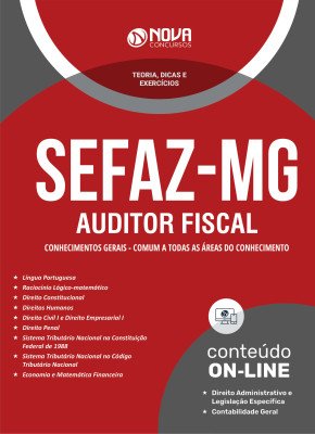 Apostila SEFAZ-MG - Auditor Fiscal (Conhecimentos Gerais - Comum a Todas as Áreas do Conhecimento)