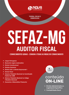 Apostila SEFAZ-MG - Auditor Fiscal (Conhecimentos Gerais - Comum a Todas as Áreas do Conhecimento)