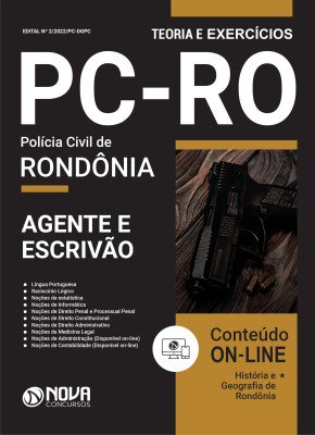 Apostila PC-RO em PDF - Agente e Escrivão