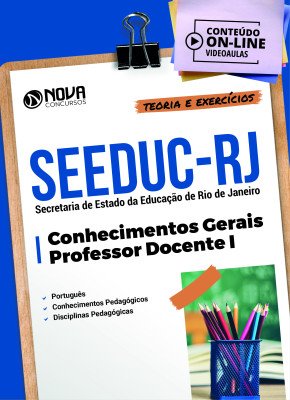 Apostila SEDUC-RJ em PDF - Conhecimentos Gerais - Professor Docente I