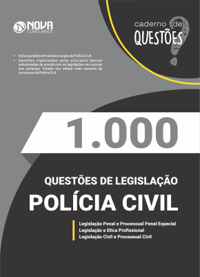 1.000 Questões Gabaritadas Legislações para Polícia Civil em PDF