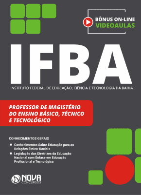 Apostila IFBA - Professor de Magistério do Ensino Básico, Técnico e Tecnológico (Conhecimentos Gerais)