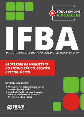 Apostila IFBA em PDF - Professor de Magistério do Ensino Básico, Técnico e Tecnológico (Conhecimentos Gerais)
