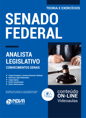 Apostila Senado Federal em PDF - Analista Legislativo – Conhecimentos Gerais