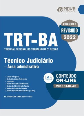 Apostila TRT-BA - Técnico Judiciário - Área Administrativa