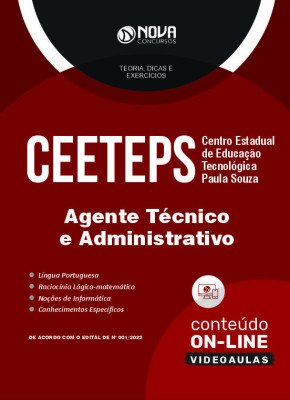Apostila CEETEPS-SP em PDF - Agente Técnico e Administrativo