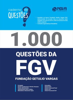 Livro 1.000 Questões Gabaritadas da FGV
