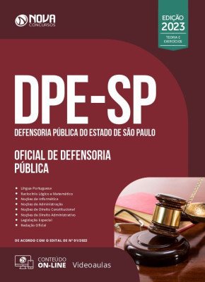 Apostila DPE-SP em PDF 2023 - Oficial de Defensoria Pública
