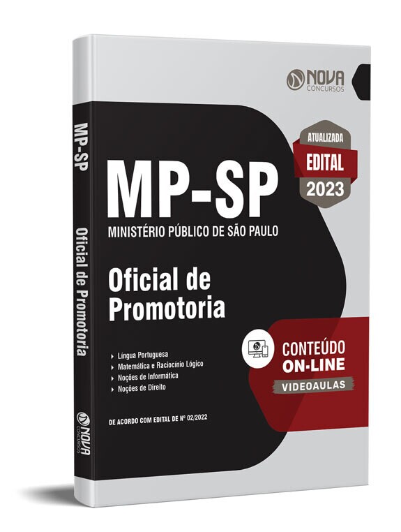 Apostila MP-SP 2023 - Oficial de Promotoria