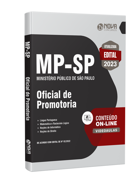 Apostila MPSP Oficial de Promotoria Concurso 2021 Vunesp