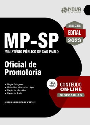 Apostila MP-SP em PDF 2023 - Oficial de Promotoria