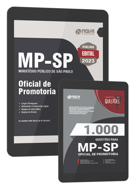 Apostila Concurso MP SP - Oficial de Promotoria 1 - Solução Cursos e  Concursos