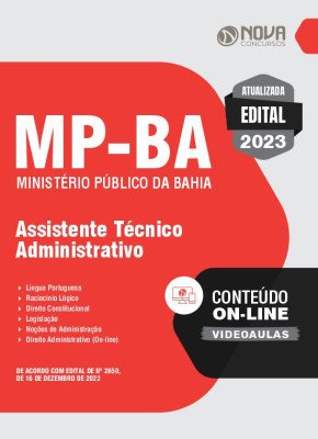 Apostila MP-BA em PDF 2023 - Assistente Técnico Administrativo