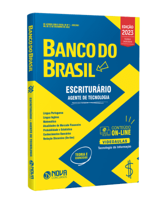 Apostila Banco do Brasil 2023 - Escriturário - Agente de Tecnologia