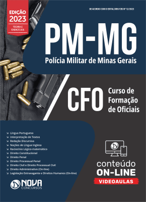 Apostila PM-MG em PDF 2023 - CFO Oficial