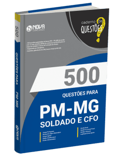 Livro 500 Questões Gabaritadas PM-MG - Soldado e CFO