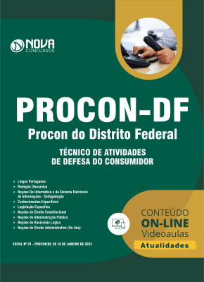 Apostila PROCON-DF 2023 - Técnico de Atividades de Defesa do Consumidor