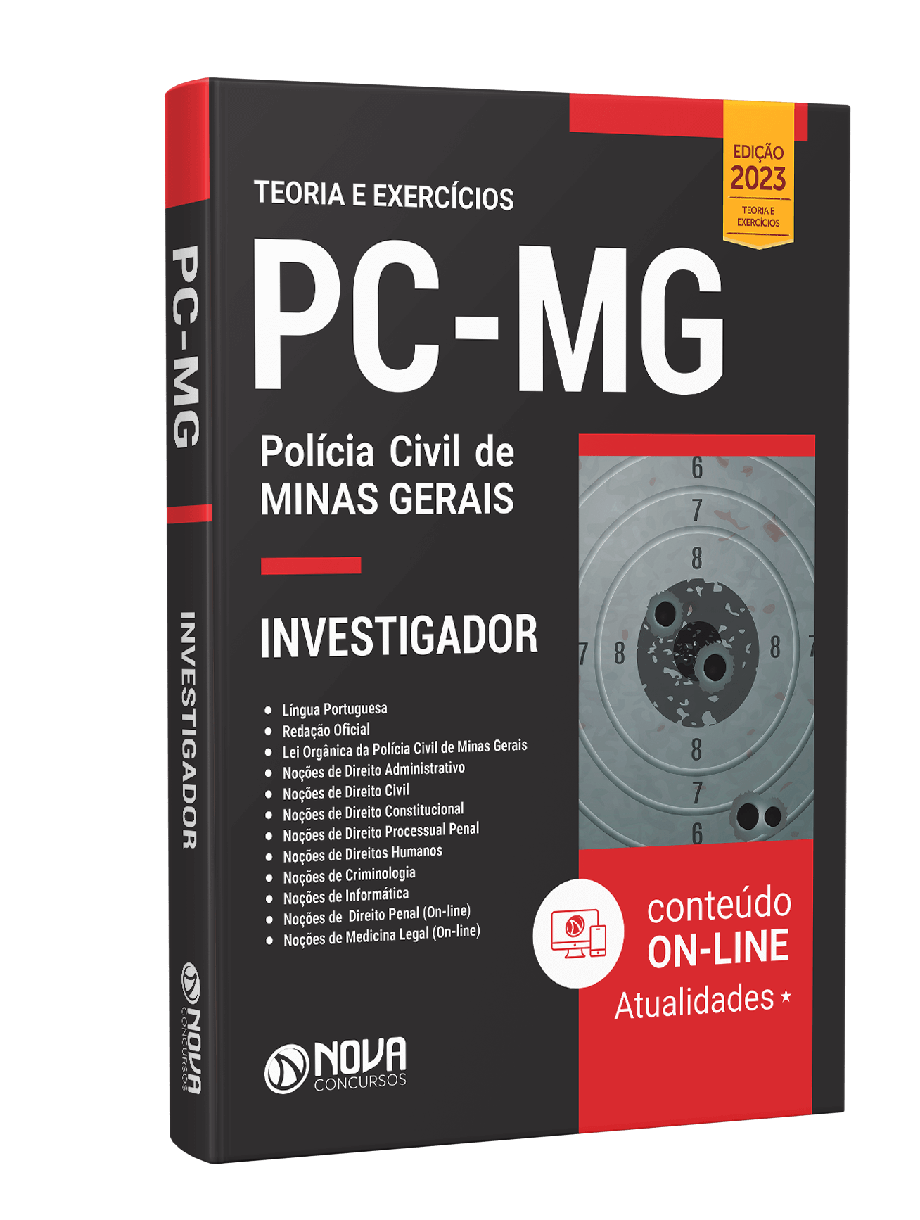 CONCURSO PC MG  LEI ORGÂNICA DA POLÍCIA CIVIL DE MINAS GERAIS 