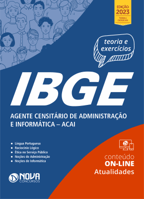 Apostila IBGE em PDF 2023 - Agente Censitário de Administração e Informática