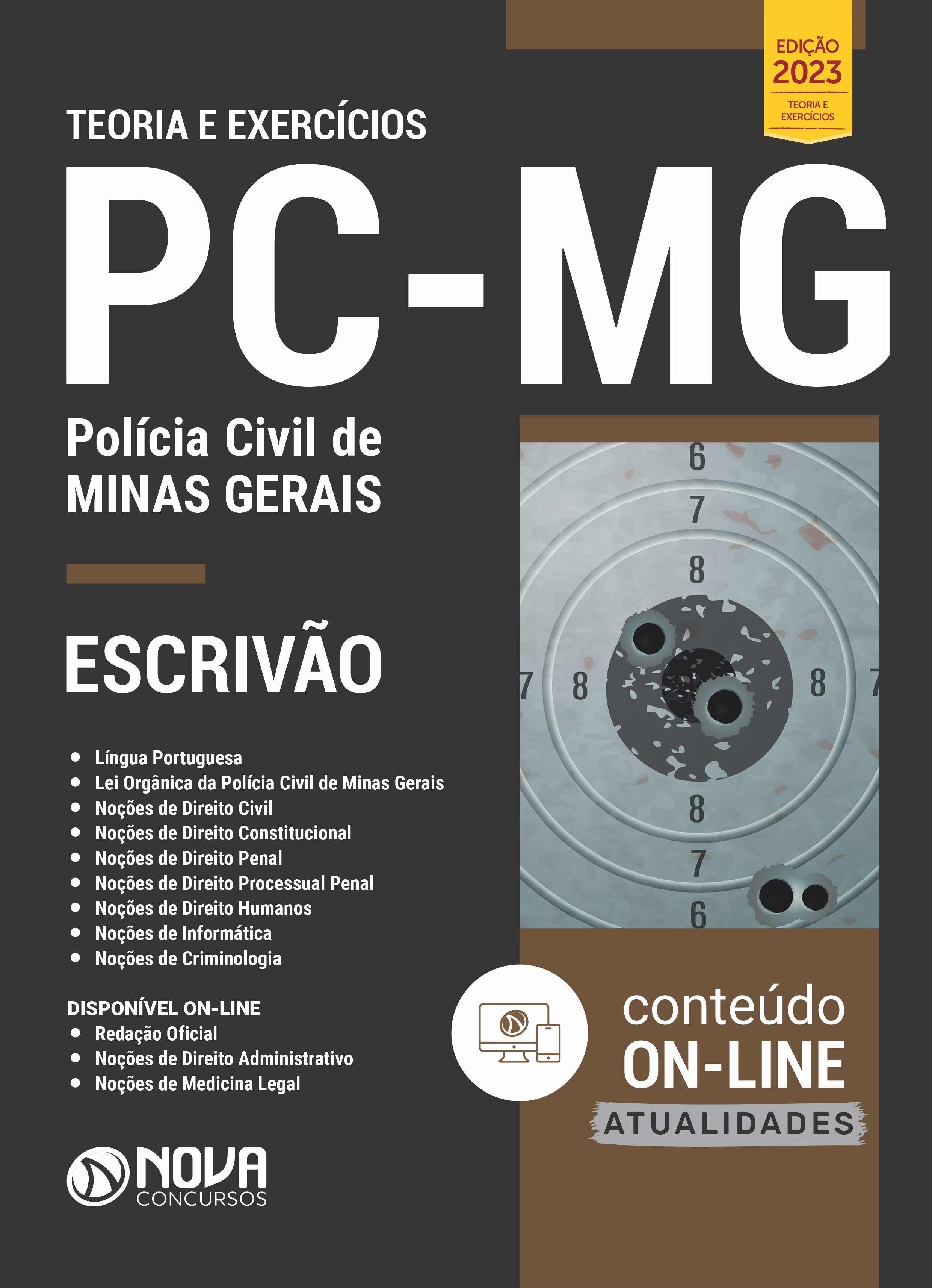 Concurso PC MG Investigador/Escrivão - Criminologia 