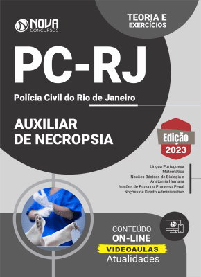 Apostila PC-RJ em PDF 2023 - Auxiliar de Necropsia