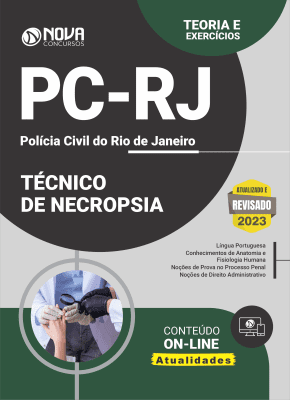 Apostila PC-RJ em PDF 2023 - Técnico de Necropsia