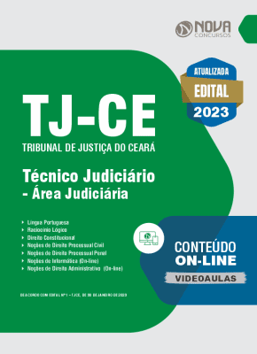 Apostila TJ-CE em PDF 2023 - Técnico Judiciário - Área Judiciária