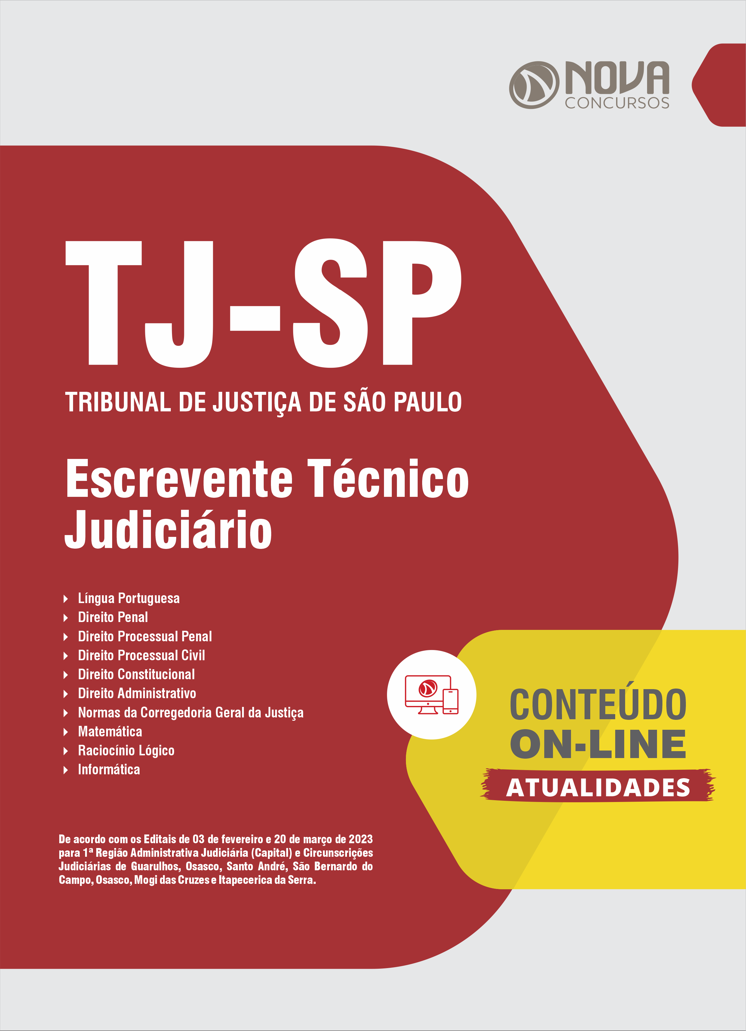 Apostila TJ-SP - Escrevente Técnico Judiciário