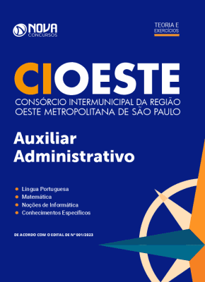 Apostila CIOESTE-SP em PDF 2023 - Auxiliar Administrativo
