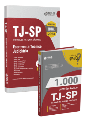 Combo Impresso TJ-SP - Escrevente Técnico Judiciário (pós-edital)