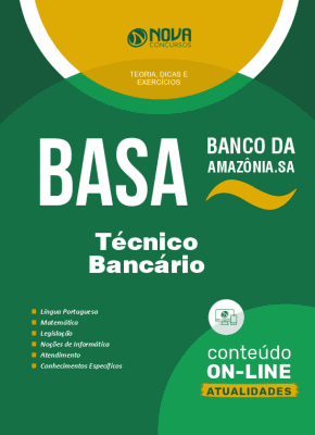Apostila BASA 2023 - Técnico Bancário