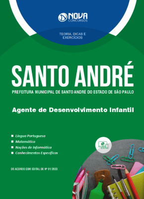 Apostila Prefeitura de Santo André - SP - Agente de Desenvolvimento Infantil