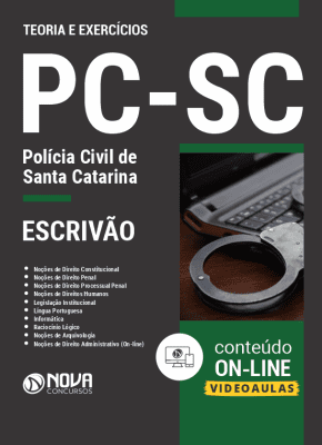 Apostila PC-SC em PDF 2023 - Escrivão de Polícia