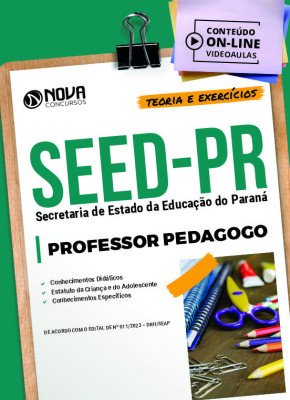 Apostila SEED-PR em PDF 2023 - Professor Pedagogo