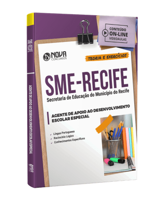 Apostila SME Recife 2023 - Agente de Apoio ao Desenvolvimento Escolar Especial