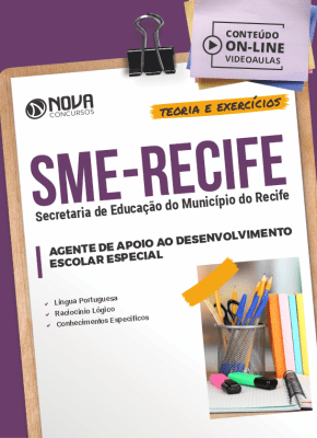Apostila SME Recife 2023 - Agente de Apoio ao Desenvolvimento Escolar Especial